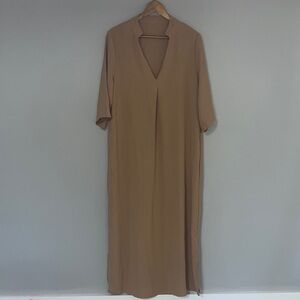 Amazon Sz XL Women’s Camel Brown Maxi Dress Lightweight #neutral #minimalist